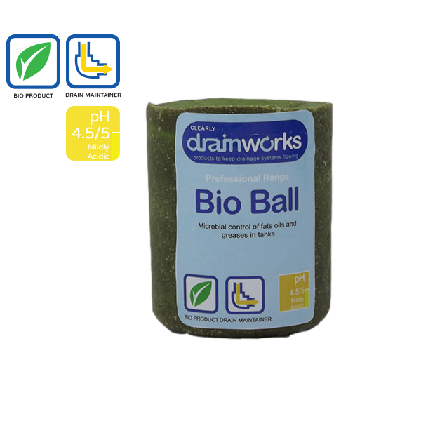 Bio Ball microbial ball controls fats and oils